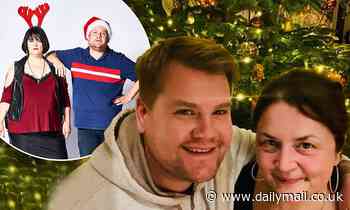 James Corden poses up with Gavin & Stacey co-star Ruth Jones ahead of Christmas special