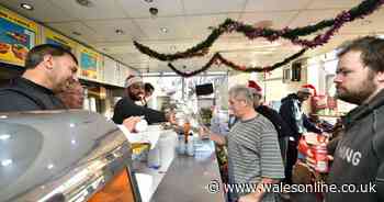 Cardiff chippy feeds hundreds of homeless and vulnerable people on Christmas day