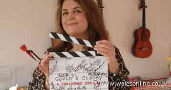 Gavin and Stacey clapperboard goes on sale and bids reach £1,000 in hours