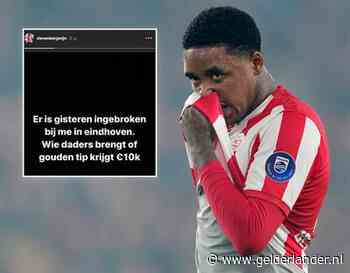Bergwijn looft 10.000 euro uit na inbraak