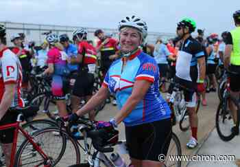 Retired biologist pedals to save the bay she loves