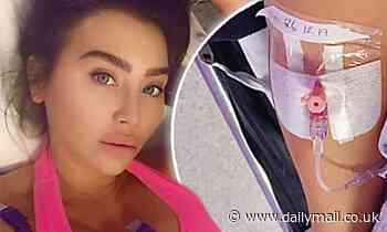 Lauren Goodger rushed to hospital after revealing she was 'under a lot of stress'
