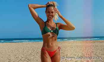 Natalie Roser flaunts her incredible bikini body at the beach