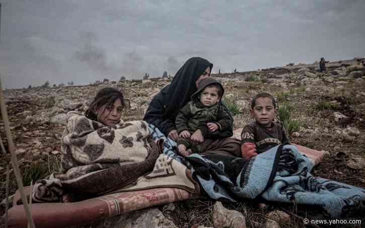 Almost quarter of a million flee homes in Syria's rebel-held Idlib as bombing intensifies