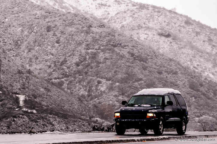 Rain and snow winds down for Southern California but expected to soon return