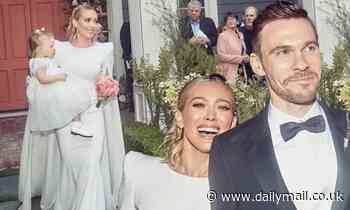 Hilary Duff and Matthew Koma share behind-the-scenes snaps from their winter wedding in Los Angeles