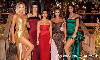 Kim, Kourtney and Khloe Kardashian posed with half-sisters Kylie and Kendall Jenner