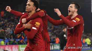 Ruthless Liverpool goes 13 points clear in EPL with rout of Leicester City
