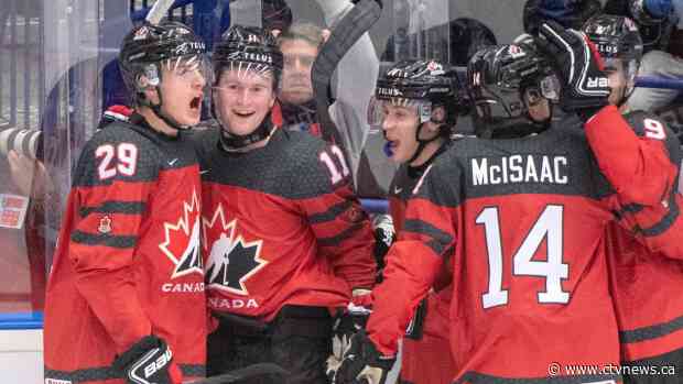 Lafreniere, Canada roar back to beat the U.S. at world juniors