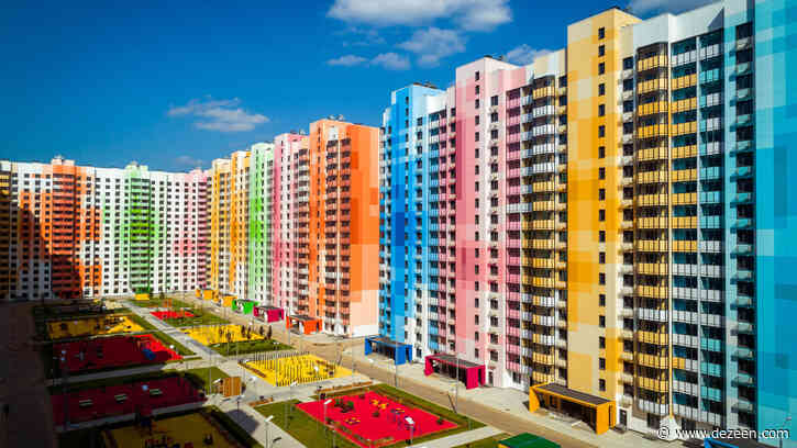 Iosa Ghini Associati counters Moscow's "monotony" with brightly coloured apartment blocks