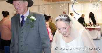 Terminally ill bride and groom get married on hospital ward in beautiful Christmas Eve wedding