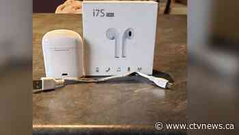 Woman says ear buds from Canadian Tire caught on fire on Christmas Day