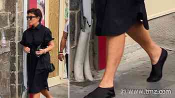 Kris Jenner Reveals Latest Yeezy Shoe Prototype