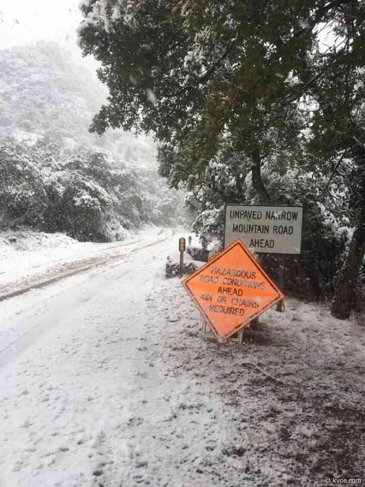 Snowfall closes Coronado National Memorial Visitor Center