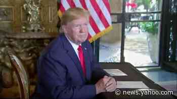 Trump lashes out at "Crazy Nancy" Pelosi and San Francisco, suggests a primary challenge