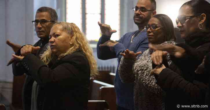 A silent worship revival at an Episcopal church for the deaf