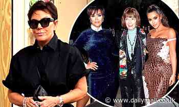 Kris Jenner puts her best foot forward in new Yeezy prototype as she vacations in St. Barts