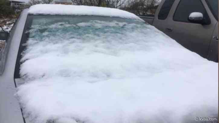 Oracle becomes Winter Wonderland thanks to Friday weather