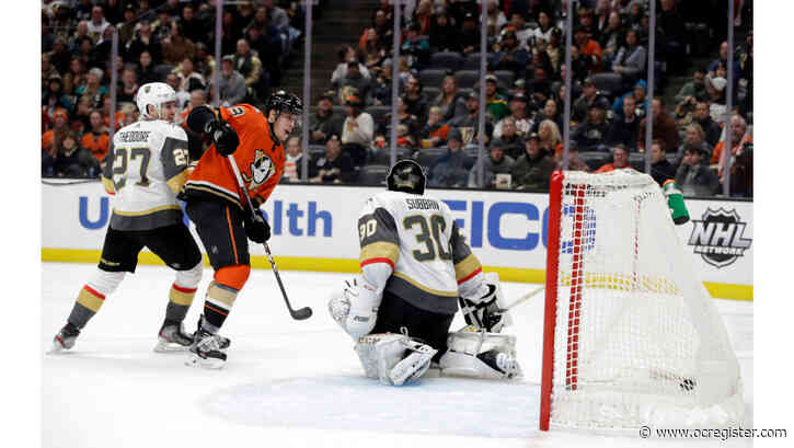 Ducks ride second-period flurry to victory over Golden Knights
