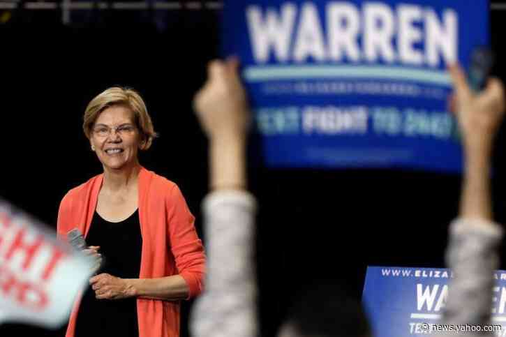Elizabeth Warren's campaign says its fundraising dropped 30 percent from last quarter