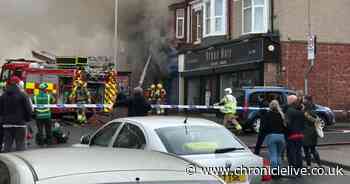 Large fire in South Shields LIVE: Roads closed as firefighters tackle shop blaze