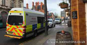 Man in hospital after alleged assault on busy city centre street