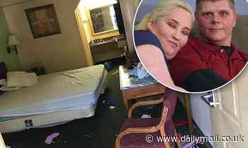 Mama June and boyfriend Geno left a 'bloody mess' when they 'trashed' a hotel room in Georgia