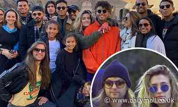 Paris Jackson goes sightseeing in Rome with family... ahead of two concerts with beau Gabriel Glenn