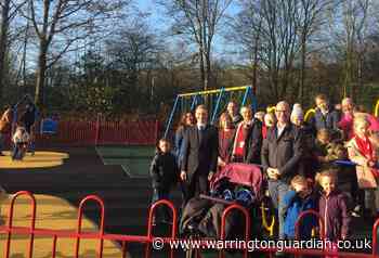 Christmas came early at refurbished Old Hall play area