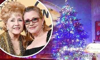 Debbie Reynolds had the family Christmas dinner table set as daughter Carrie Fisher suffered stroke