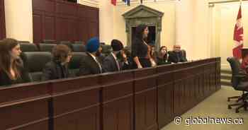 Youth Tuxis parliament program takes over Alberta legislature