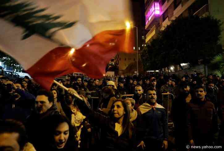Lebanese protest at new PM's home, demand he quits