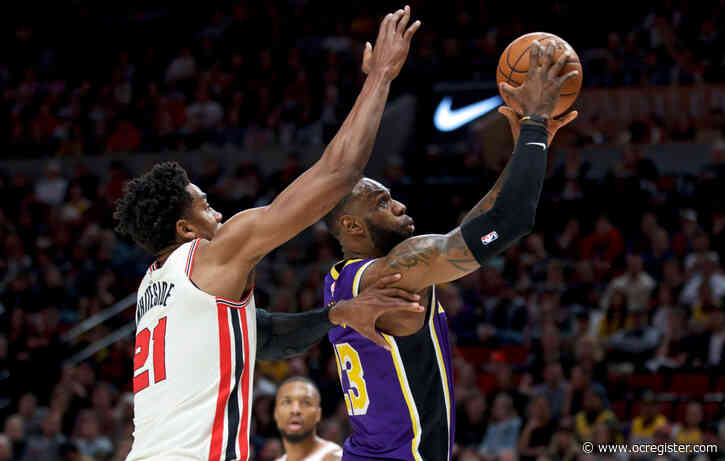 Lakers play with urgency in win over Trail Blazers, ending four-game losing streak