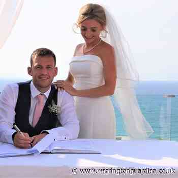 Wedding album: 'We put our wedding on hold to have our beautiful daughter'