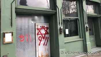 London synagogue and shops daubed in anti-Semitic graffiti on Hanukkah