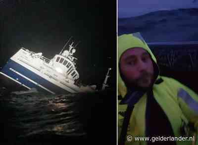Sander (31) uit Oss overleeft angstaanjagende schipbreuk: ‘We sprongen van schip in ijzige Noorse zee’