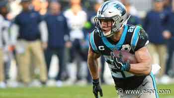 McCaffrey reaches 3rd ever 1,000-1,000 season