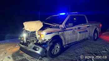 RCMP search for Dodge Ram involved in ramming police truck