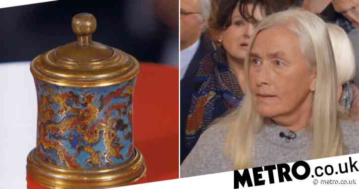 Antiques Roadshow shocks as rare water-dropper bought for a tenner sells for £50k at auction