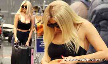 Chloe Ferry looks to be joining Sam Gowland in Thailand as she puts on a busty display in Norway