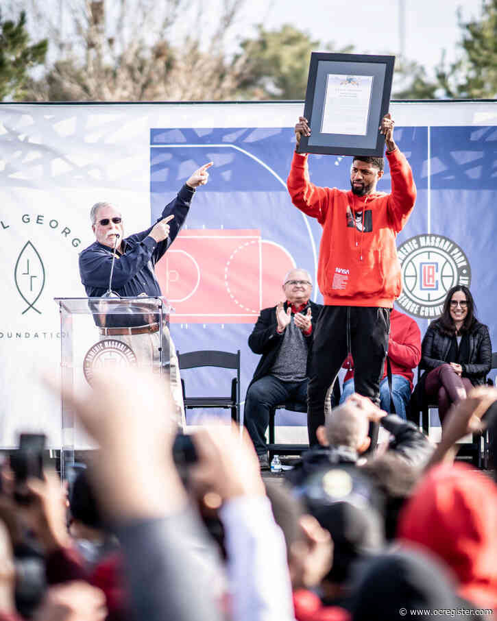 Paul George, Clippers unveil new courts in Palmdale
