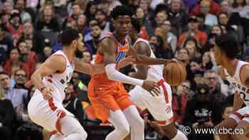 Canada's Gilgeous-Alexander ties career-high in points in Thunder's win over Raptors