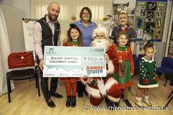 Santa's Grotto donations bring cheer to Bolton hospital children's ward