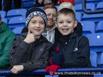 Bolton Wanderers fans at the home draw against Shrewsbury Town