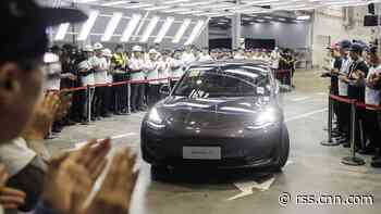 Tesla delivers first China-made Model 3s to its own workers
