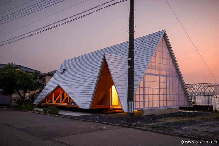 Takeru Shoji Architects builds tent-shaped house in Japanese village