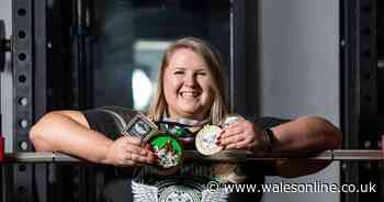'Unlikely athlete' becomes a powerlifting world champion - just one year after taking up the sport.