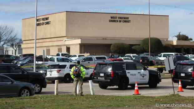 Armed congregants kill gunman within seconds at Texas church