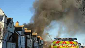 Two people taken to hospital following Folkestone house fire