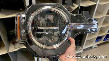 2021 Ford Bronco headlight leaked by forum